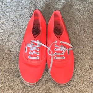 Neon Pink Vans